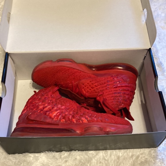 Lebron 17 Red Carpet, SIZE 9 (no box) - Picture 3 of 3